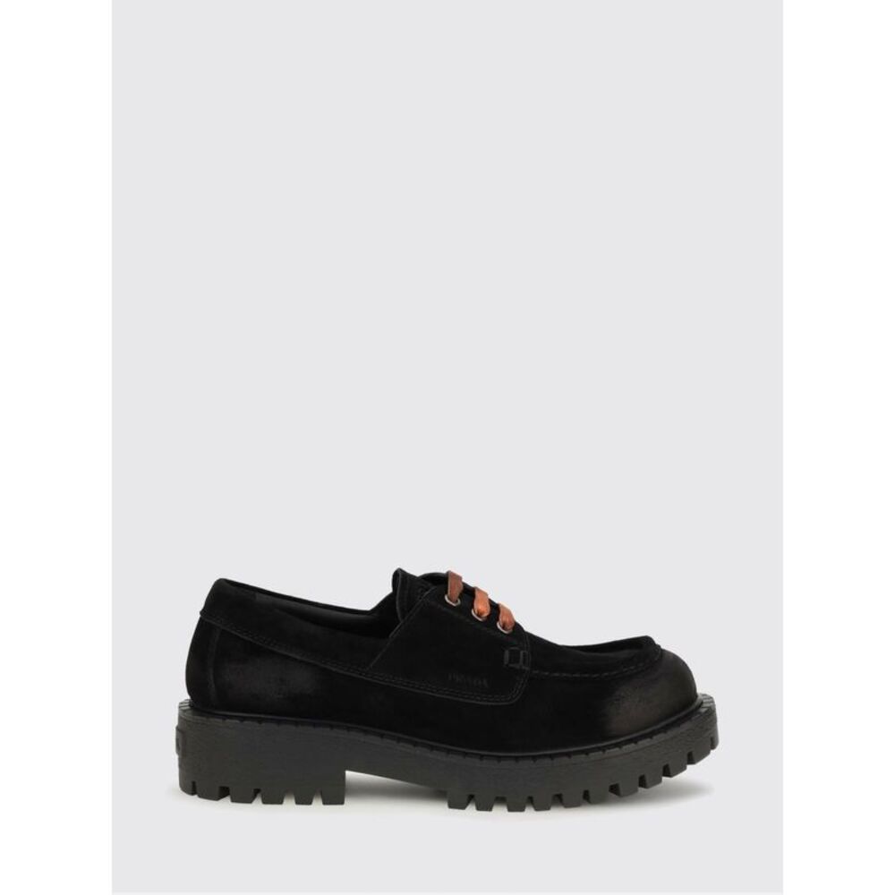 Prada Brogue Shoes Men Black